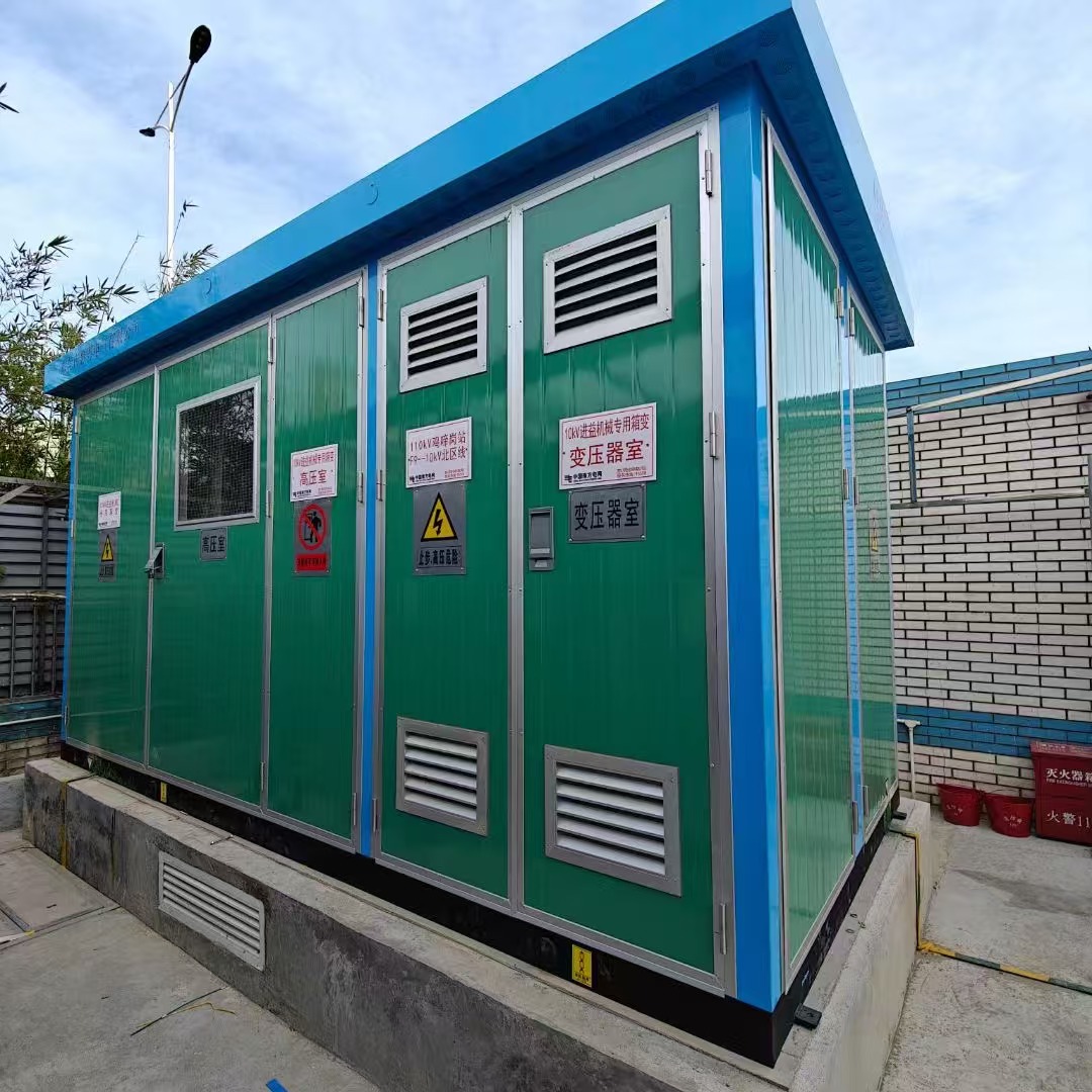 进益机械新装1台SCB14-800kVA箱变安装工程